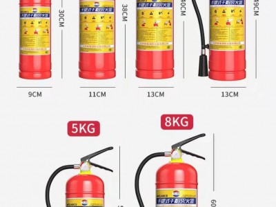 灭火器批发4公斤车用手提式8公斤干粉灭火器箱子套装图5