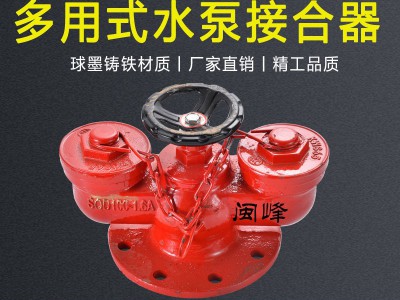 闽峰地上地下消防新型多用途水泵接合器SQD100/150-1.6水泵结合器