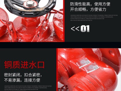 闽峰地上地下消防新型多用途水泵接合器SQD100/150-1.6水泵结合器图5