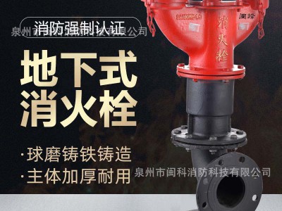 室外消火栓地下栓消防栓地下式消防供水栓地上消火栓SA100/65-1.6