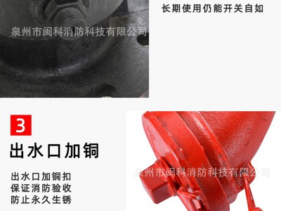 室外消火栓地下栓消防栓地下式消防供水栓地上消火栓SA100/65-1.6图5