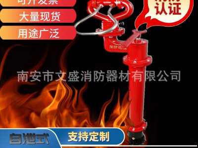厂家直销消防设备PZ100防冻型栓炮一体式消火栓 自泄式炮座泡沫箱
