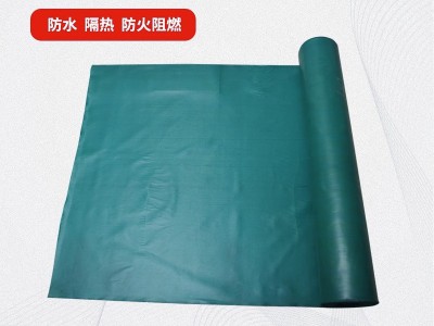 A级硅胶布三防布防火布风筒布阻燃耐高温电焊布玻璃纤维布隔热布图3