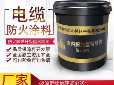 钢结构防火涂料电线电缆隧道薄型膨胀型厚型室内外水性防火漆厂家