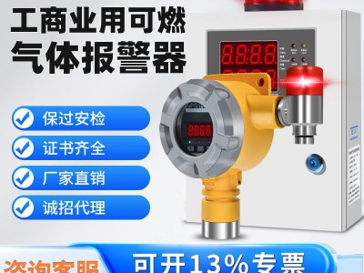 中安探可燃气体探测报警器工业商用喷漆房加油站浓度泄漏检测仪