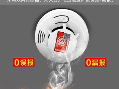 烟雾报警器独立烟感家用声光火灾警报器烟雾探测器厂家直供消防器图3