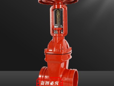 软密封沟槽明杆闸阀Z81X-16Q球墨铸铁消防卡箍式阀门DN100 DN150图2
