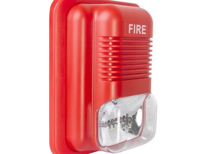 12V 24伏声光报警器 非编码消防喇叭 跨境Strobe Siren火灾警号图4