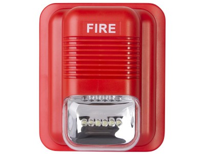12V 24伏声光报警器 非编码消防喇叭 跨境Strobe Siren火灾警号图3