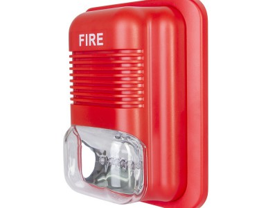 12V 24伏声光报警器 非编码消防喇叭 跨境Strobe Siren火灾警号图5