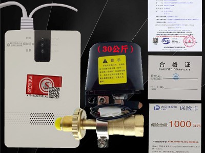 饭店煤气报警器新国标GB15322.2-2019液化气罐自动关气燃气报警器图2
