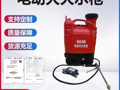 背桶式电动灭火水枪多功能扑火救援工具山林救援消防灭火装置