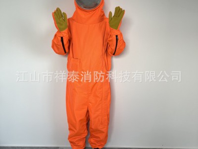 厂家直供 现货 连体 消防防蜂服 双层加厚图2
