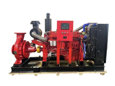 XBC柴油机消防泵组全套断电启动卧式应急大流量高扬程消防水泵图5