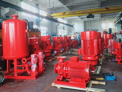 消防泵水泵高压消火栓泵喷淋泵增压稳压设备立式管道泵多级离心泵图3