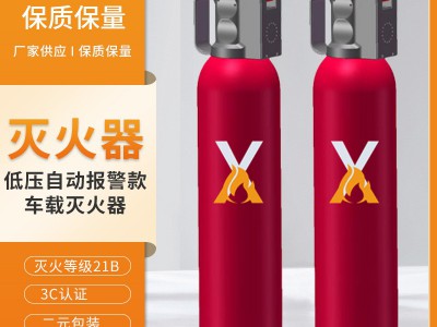 便携式小汽车水基型灭火器 汽车私家车小型车载灭火器自动报警款图2