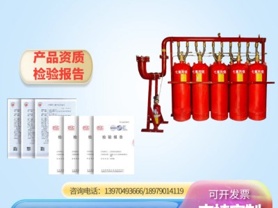 有管网气体灭火系统生产厂家消防灭火装置设备批发七氟丙烷