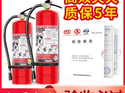 干粉灭火器4kg手提式干粉灭火器8kg家用车载灭火器2kg消防设备