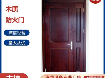 钢框木质防火门 甲 乙 丙级 隔热 管道井 单扇 高端大气 厂家直销图3