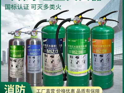 手提式灭火器2L3L碳钢水基型灭火器工厂加油站仓库商场用低温防冻图2