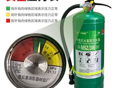 手提式灭火器2L3L碳钢水基型灭火器工厂加油站仓库商场用低温防冻图3