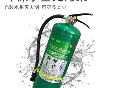 手提式灭火器2L3L碳钢水基型灭火器工厂加油站仓库商场用低温防冻