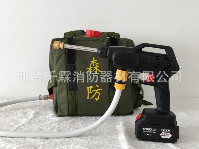 便携式高压电动灭火水枪森林消防背负水枪单兵灭火桶火灾应急救援图3