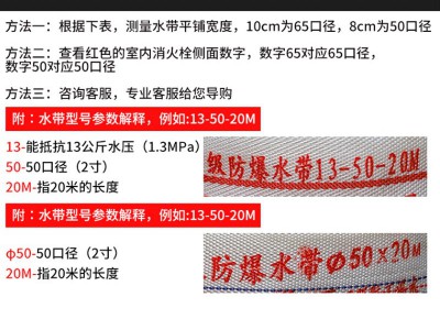 消防水带高承压水带高压耐磨消防农用水带聚氨酯消防水带图2