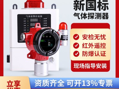 工业用防爆可燃气体报警探测器喷漆房天然气燃气氧气浓度检测仪