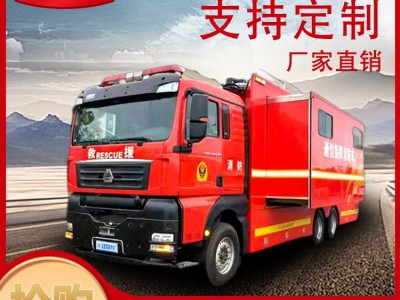 重汽豪沃通信指挥车 消防救援通讯车 应急保障车 消防指战车图2