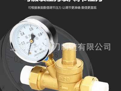 PPR20 25 50 40 32 63自来水减压阀家用净水稳压热水器调节恒压阀图4