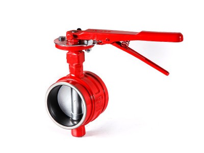 红兴阀门球墨蝶阀消防器材蝶阀涡轮消防信号蝶阀ZSXDF8-Q-100-16图2