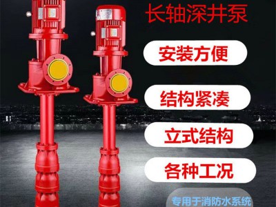 长轴消防泵XBD9.0/30GJ-SJ 立式深井泵45KW增压喷淋泵稳压设备图4