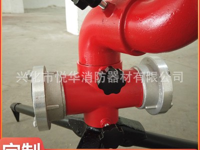 带架水枪消防水枪移动式消防水枪QJ32带架水枪折叠式直流喷雾水枪图2