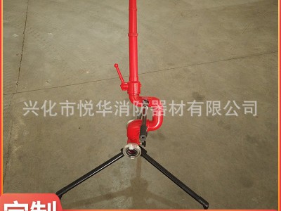 带架水枪消防水枪移动式消防水枪QJ32带架水枪折叠式直流喷雾水枪图3