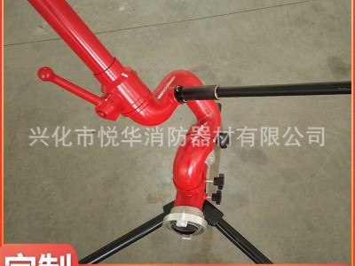 带架水枪消防水枪移动式消防水枪QJ32带架水枪折叠式直流喷雾水枪图4