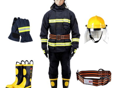 火焰战士14款17款消防服五件套3c认证战斗服消防员灭火防护服套装图2