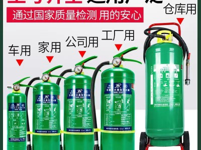厂家直销水基灭火器型水基灭火器3升 车载家用商用灭火器消防认证图2