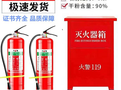 手提式干粉灭火器家用车用办公工厂使用 灭火器套装消防器材