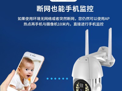 20灯球机无线wifi摄像头全彩夜视双光手机远程室内外防水监控跨境图4