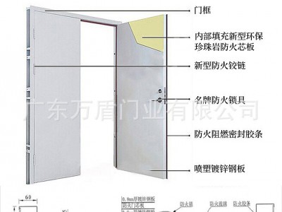 广东防火门甲级钢制防火门乙级钢质隔热防火门窗丙级安全门消防门