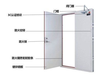 高品质防火门甲级乙级丙级钢制木质安全消防门工程四川工厂直销图2