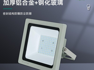 led防爆灯100w加油站化工厂防爆泛光灯方形应急工业防爆投光灯图3