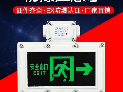 LED防爆双头消防应急防爆安全出口指示灯防爆灯管车间消防照明灯