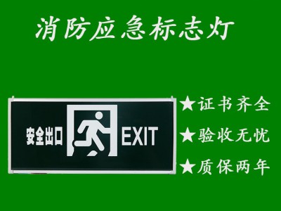 敏华电工消防应急指示灯 安全出口标志灯后出线M-BLZD-1LROEⅠ5W图4