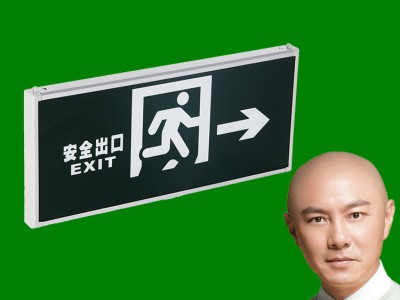敏华电工消防应急指示灯 安全出口标志灯后出线M-BLZD-1LROEⅠ5W