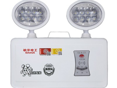 敏华消防应急灯新国标led双头应急照明灯应急9小时停电应急照明灯图5