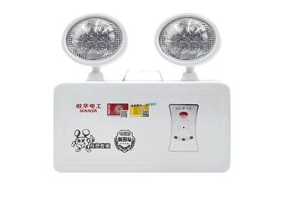 敏华消防应急灯220V双头灯商用工程应急照明灯新国标led消防灯图5