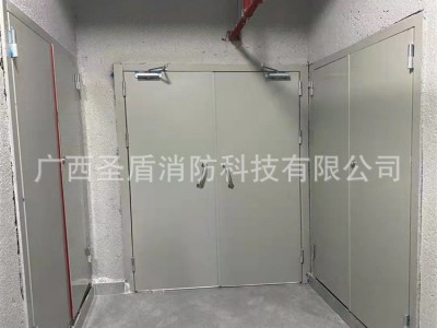广西南宁梧州贺州河池柳州钢制甲乙丙级通道管井防火门厂家直销图3