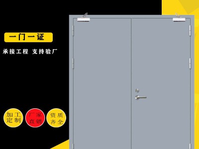 厂家供应颜色多样 钢制防火门 甲乙丙级带资质 逃生门图2